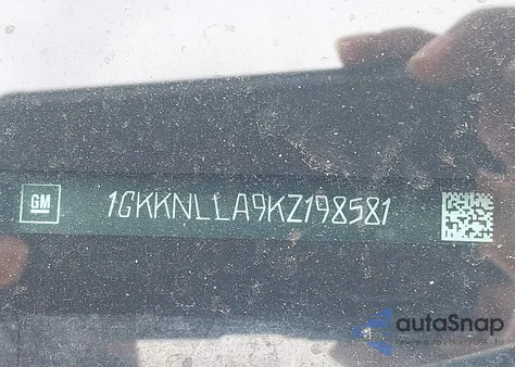 2019 GMC Acadia Sle-2 from USA, damaged, VIN 1GKKNLLA9KZ198581
